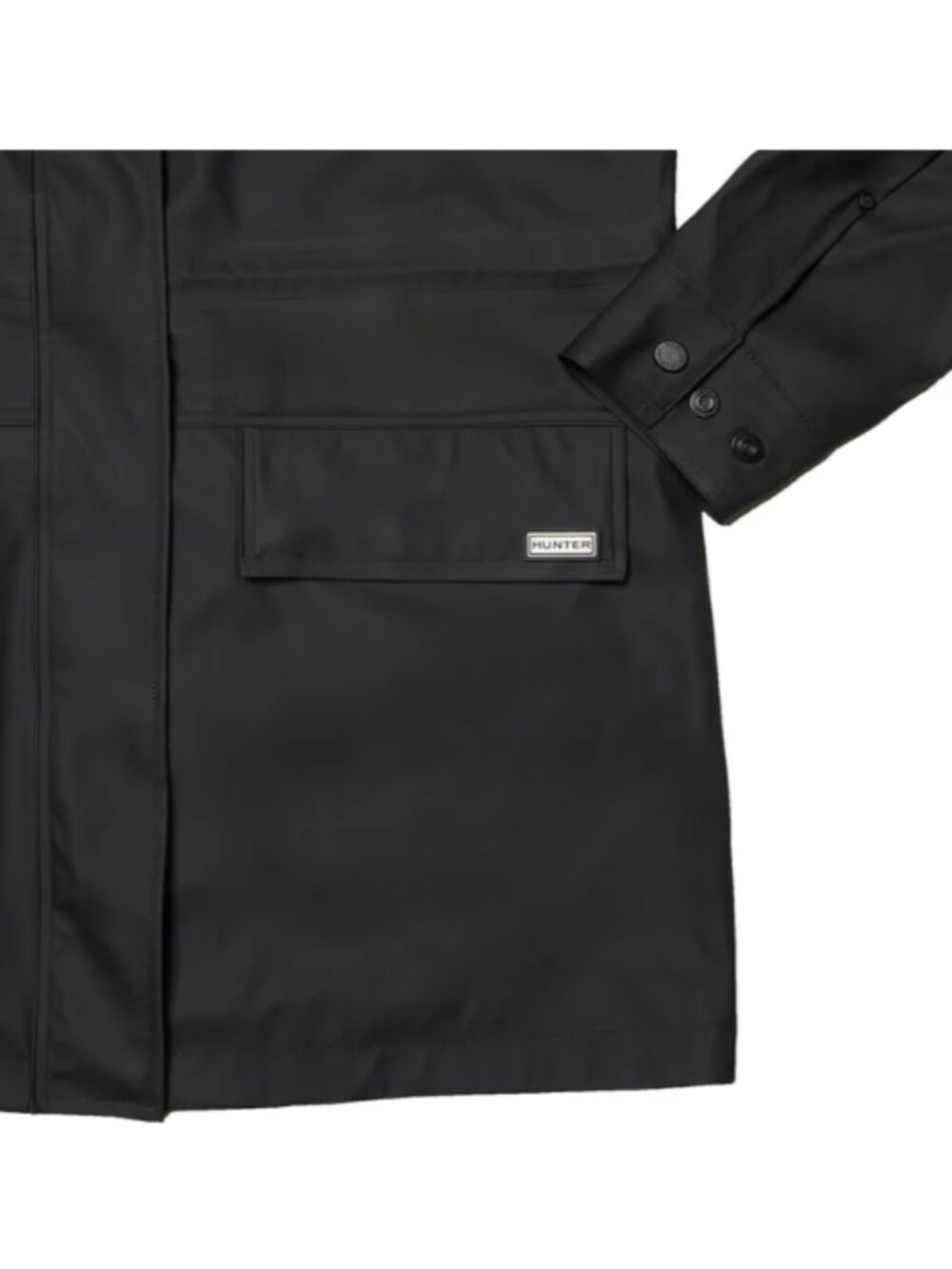 Hunter Ladies' Rain Jacket Black Small - Picture 4 of 4
